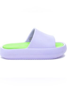 Beach Slides by  J/SLIDES SQUISH Lilac/Mint EVA Sandal size 11